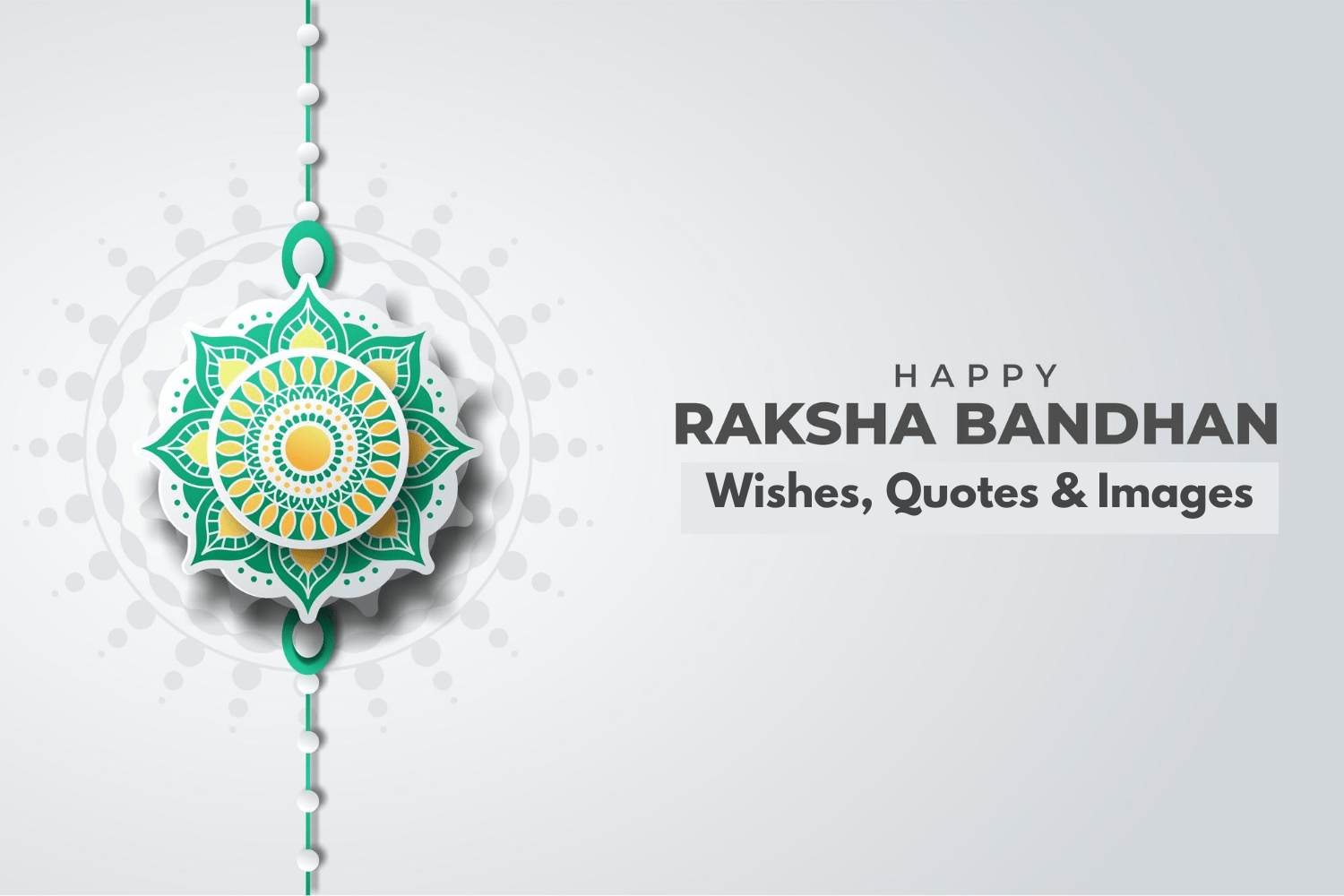 Raksha Bandhan HD Image with Quotes for Sister, Brother in English ...